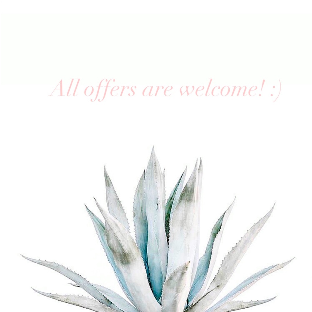 All offers are welcome!